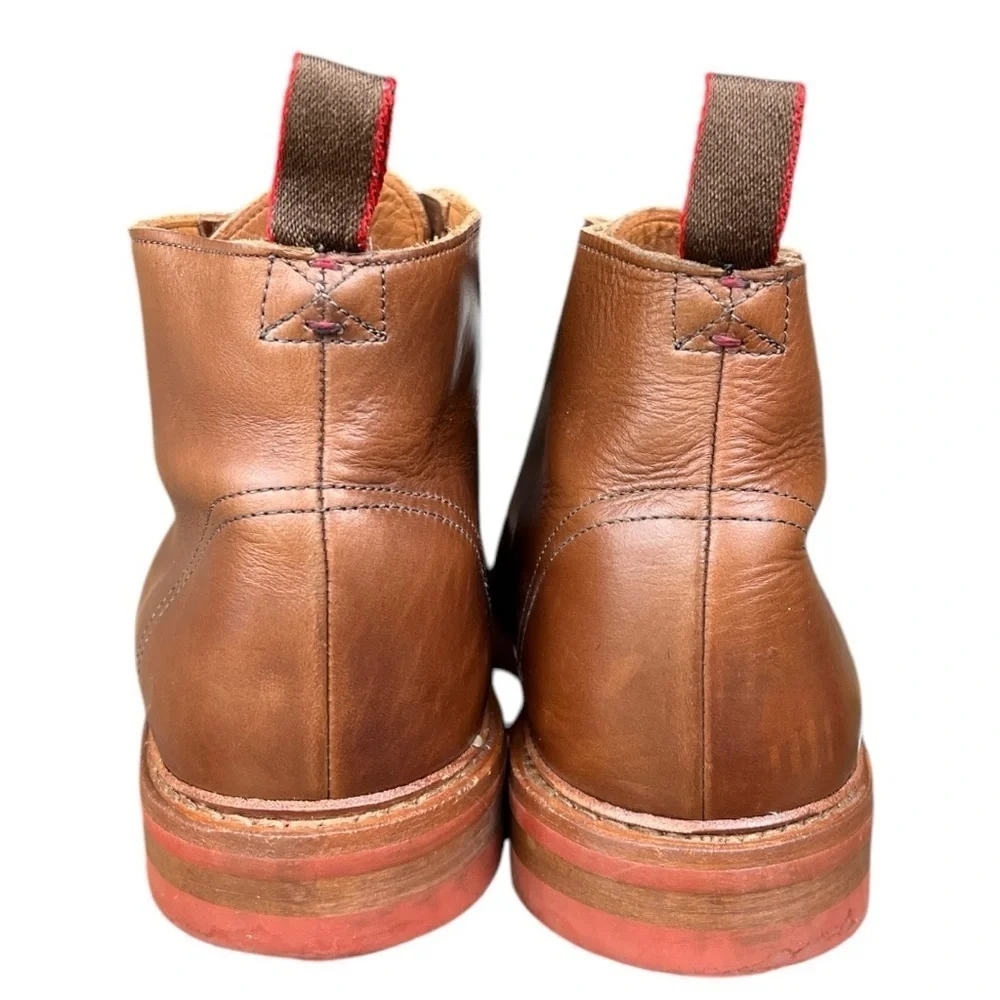 Allen Edmonds Patton Weatherproof Cap-Toe Boot Brown Lace-Up  display picture 2